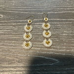 Miguel Ases Earrings with Beaded Details